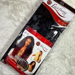 Isis Super Jacky 27" Lace Front Red Carpet Premiere Color 1B Wavy Synthetic Wig